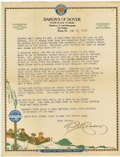1919 GOODRICH TIRES ~ Daron's Of Dover Letterhead ~ Dover Pennsylvania picture