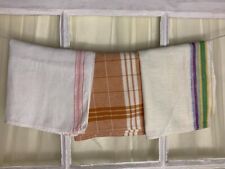 Lot of 3 Vintage Tea Towels, Cotton & Linen picture