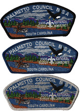 2005 Jamboree Palmetto Council SC Set of 3 JSP Bdr (AR557) picture