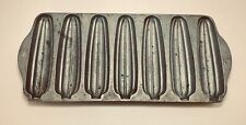 Vintage Peco Cast Aluminum Corn Bread Stick Pan Mold Made in USA picture