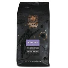 Copper Moon Whole Bean Coffee, Dark Roast, Sumatra Blend, 5 Lb·· picture