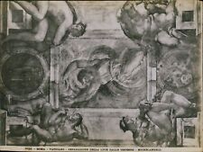 GA74 Orig Photo SEPARAZOINE DELLA LUCE DALLE TENEBRE Michelangelo Sistene Chapel picture