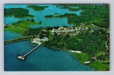 Newcastle NH-New Hampshire, Aerial The Wentworth By The Sea, Vintage Postcard picture