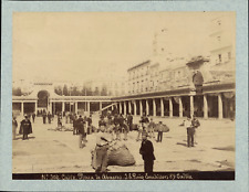 Spain, Cadiz (Cádiz), Plaza de abastos, ca.1880, vintage albumin print Tirag picture