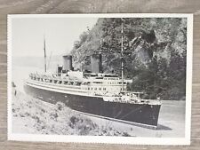 POSTCARD SS BREMEN, NORTH GERMAN LLOYD IN PANAMA CANAL picture