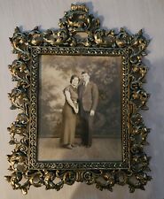 Antique / Vintage Cast Brass Picture Frames picture