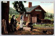 Old Fort Dalles OR~Fred Binzer Pioneer Bakery~Poet Joaquin Miller~1907 Gifford picture