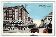 c1910s Martin Hotel Corner Fourth And Pieree Streets Sioux City Iowa IA Postcard picture