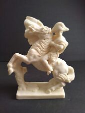 Napoleone Sculpture Made in Italy Vintage Alabaster Resin Statue Figure 9-1/2
