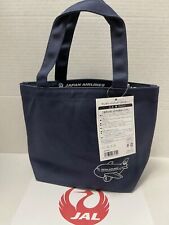 JAL JAPAN AIRLINES Mini Shopper Canvas Tote Bag NWT picture