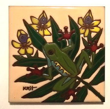 Earthtones™ Vintage Tile Made in Tuscon, AZ U.S.A -Signed by Artist KRIT-