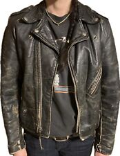 Vintage 1960s Harley Davidson Adult Zip Up Jacket No Size Thrashed Distressed picture