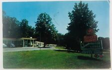 Vintage Warrenton Virginia VA Warrenton Motor Lodge Postcard 1957 picture