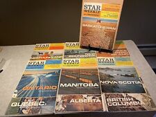 Toronto Star Weekly 1960s Canadian Provinces Paper Inserts 10 In Total Colour picture