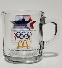 Vintage 1984 Olympics McDonald’s Glass Coffee Anchor Hocking picture