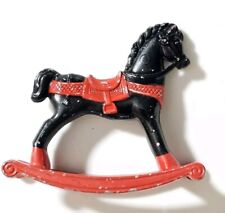 Vtg 1981 Mattel Miniature Diecast Rocking Horse Figurine The Littles Dollhouse picture