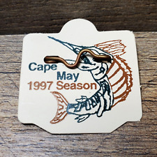 Cape May NJ 1997 Seasonal Beach Tag Badge New Jersey picture