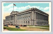 Cleveland OH-Ohio, Cuyahoga County Court House, Antique Vintage Postcard picture