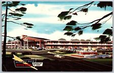 Vtg East Lansing Michigan MI Albert Pick Motor Hotel Motel 1950s Postcard picture