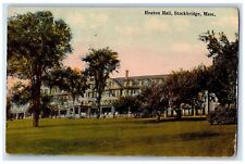 1914 Heaton Hall Building Stockbridge Massachusetts MA Posted Antique Postcard picture