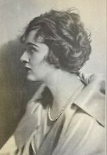 1918 Vintage Magazine Illustration Actress Alma Tell picture