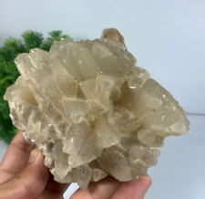 857Grams Natural Flourite Dog Tooth Calcite Combined Terminated Crystal picture