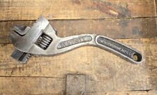 ANTIQUE TOOL VANTAGE WRENCH Westcott No 80 Curved Adjustable W/ Ford Script Logo picture
