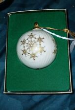 1988 Lenox Annual Christmas Ornament In Original Gold Foil Box  #73 picture