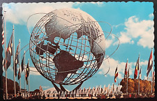 Vintage Postcard 1964 Unisphere, New York World's Fair, Corona Park, Queens, NY picture