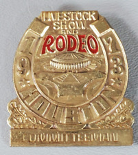 Houston Livestock Show and Rodeo Pin - 1973  