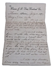 JULY 1879 WINONA & ST. PETER RAILROAD LETTER C&NW picture