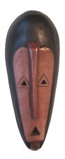 Vintage Pier 1 Tribal Fang Mask Ghana Collection Wooden Wall Art Tiki Bar 15