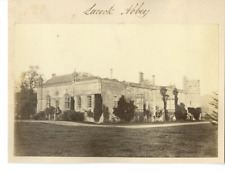 United Kingdom, Wiltshire, Lacock Abbey Vintage Albumen Print.  Albumin Print  picture