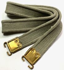 WWII BRITISH ENFIELD RIFLE CANVAS CARRY SLING-KHAKI picture