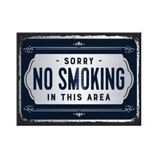 Magnet retro fridge magnet 2 x 3 in -Achtung - Sorry, No Smoking picture