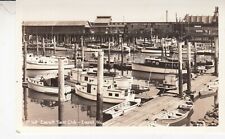 Everett Yacht Club Postcard  Everett Fish Co. Wholesale Rare  RPPC - Puget Sound picture