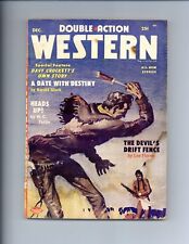 Double-Action Western Magazine Pulp Dec 1955 Vol. 23 #2 GD picture