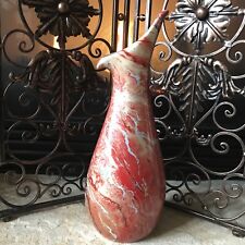 Vintage Ceramic Vase Large Pitcher Pot Abstract Mid Century Retro Swung Marbled picture