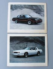 Power Graphics 1986 Monte Carlo SS  Black White 16x20 Poster Lot of 2 picture