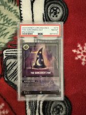 Disney Lorcana Into the Inklands The Sorcerer's Hat Enchanted 210/204 PSA 8 MINT picture