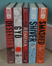 Set of 5 Junji Ito Manga Books Deserter, Gyo, Remina, Shiver, Smashed LOT FR/SHP picture