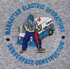Con Edison PSEG National Grid T- Shirt Sz XL Manhattan Electric Con Ed FDNY picture