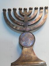 Rare antique Jewish traditional decorative Menorah candle picture