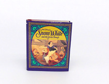 Vintage 1993 Walt Disney's Snow White & the Seven Dwarfs Mini Hardcover Book EC picture