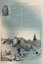 1887 Southwest Life Among the Apache Mangas Bonito Chiricahua Geronimo picture