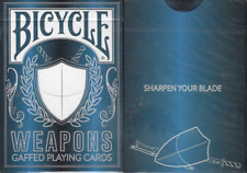 Bicycle Weapons Gaffed V2 Playing Cards – Special Gaff Edition - SEALED picture