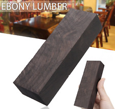 African Blackwood Ebony Block Lumber Wood Craft Material Knife Handle 12x6x1cm picture