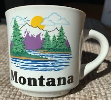 Vintage MONTANA Souvenir Collector Coffee Mug Nature Scene By Papel picture