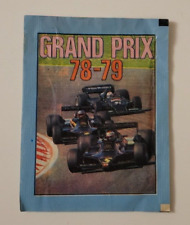 1978 79 GRAND PRIX Spain FKS STICKER CARD WAX PACK WRAPPER Race Car Driver INDY picture