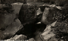 1910 WHITE MOUNTAINS NEW HAMPSHIRE AGASSIZ BASIN PHOTO RPPC POSTCARD P1168 picture